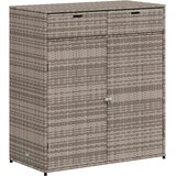  Vrtni ormarić za pohranu sivi 105 x 55 x 113 cm od poliratana | Eponuda.com