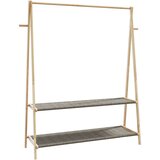 vidaXL Stalak za odjeću s policama 132x45,5x150,5 cm od bambusa | shoptok.hr