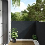 Balkonski zastor antracit 120 x 300 cm od tkanine Oxford | shoptok.hr