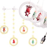  LED Zavjesa s Figuricama Toplo Bijela 3m 125 LED-ica | shoptok.hr