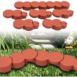  Vrtna palisada Bluegarden rubnik za travnjak 200cm 12 kom / Terracota HD 7095 | shoptok.hr