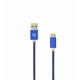 Kabel USB A-C 1,5m moder USB-TYPEC-15BL