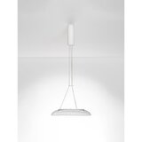 Nova Luce Mat bijela LED viseća svjetiljka aluminijska sa sjenilom od akrilnog stakla ø 40 cm Mantle – | shoptok.hr