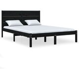  Za krevet od masivne borovine crni 140 x 200 cm | shoptok.hr