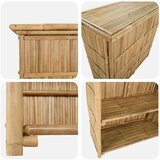 Vanjski bar stol Prirodna 115 x 55 x 105 cm Bambus | shoptok.hr