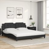  Krevet s madracem Zadar crni 180 x 200 cm od umjetne kože | shoptok.hr