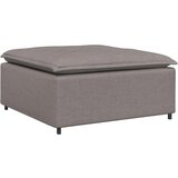  Modularni kauč s podnožjem sivo-smeđi 100x100x48 cm - Sivo-smeđa tabure | shoptok.hr