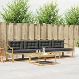  Set vanjskih sofa 4 kom. Bijela i antracit | shoptok.hr