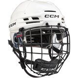 CCM ice hockey helmet tacks 720 combo white m, white Cene