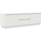 vidaXL TV ormarić s LED svjetlima bijeli 160,5x41x50 cm | shoptok.hr