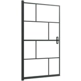 Pregrada za tuš ESG 80 x 140 cm crna | shoptok.hr