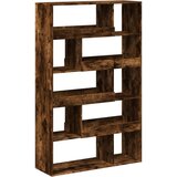 vidaXL Pregrada za prostor dimljen hrast 100x33x156,5 cm inž. les | Shoptok.si