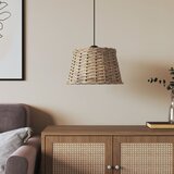  Sjenilo za stropnu svjetiljku smeđe Ø 38 x 23 cm od pruća | shoptok.hr