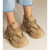 Gemre Brown women's chunky sports sneakers Zarina | shoptok.hr