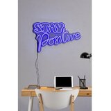WALLXPERT dekorativna plastična led rasveta stay positive blue | ePonuda.com