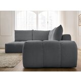 Bobochic Paris Tamno siva sklopiva/s prostorom za odlaganje kutna garnitura od šenila (s lijevim kutom/u obliku slova L) Everest – | shoptok.hr