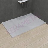 Kolpa San tuš kada moonwalk Q140x90 - liveni mermer manhattan siva 596860 | ePonuda.com