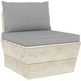  3-dijelna vrtna garnitura od paleta od smrekovine s jastucima | shoptok.hr