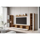MID.YOU Dnevni Regal Bogota Xl, Bela, Barva Hrasta, 4-Delno | Shoptok.si