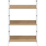 Police za knjige s 3 razine boja hrasta 60x27,6x90,5 cm drvene | Shoptok.si