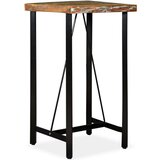 Barska miza iz trdnega predelanega lesa 60x60x107 cm | Shoptok.si