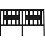  Uzglavlje crno 166 x 4 x 100 cm od masivne borovine | shoptok.hr