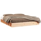  The Living Store Posteljni okvir 140x200 cm trden les - Posteljni Okvir, (21523282) | Shoptok.si