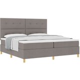 Box Spring krevet s madracem Taupe 200x200 cm Tkanina | shoptok.hr
