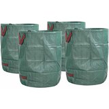  Vreće za otpad u vrtu 4 pcs Zelena 66 x 66 x 83,5 cm u