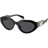 Michael Kors Empire Oval MK2192 300587 ONE SIZE (53) Črna/Siva Cene