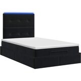  od pjene s madracem i LED-om Crna 120 x 200 cm Baršun | shoptok.hr