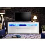 Modern Living komoda goal, bela, led | Shoptok.si
