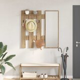  Vješalica za kapute na zidu Umjetnički hrast 100 x 10 x 100 cm | shoptok.hr