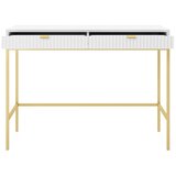  Konzolni stočić NOVA 77x104 cm bela/zlatna | Eponuda.com