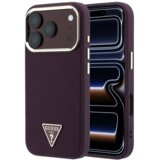 SAS CG MOBILE Maska Guess Grained Triangle Logo MagSafe za iPhone 17 Pro Max/ 18 Pro Max burgundy | Eponuda.com