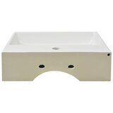  Umivaonik s Poklopcem za Slivnik Keramički Bijeli 51,5x38,5x15 cm | shoptok.hr