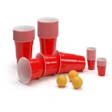 Federer Ultimate Beer Pong party paket, Red Cups, Shot Cups, vključno z žogicami