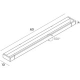  MAXLIGHT W0319 - LED zidno svetlo za kupatilo FLINK LED/18W/230V IP44 zlatno | Eponuda.com