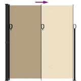  Bočna tenda na uvlačenje bež 220 x 600 cm | shoptok.hr