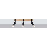  Stropna svetilka ZUCA 3 črna, (21347765) | Shoptok.si