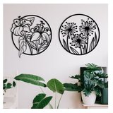 WALLXPERT Mucbir zidna dekoracija, 100x50 cm, 1,2 mm, crna | Eponuda.ba