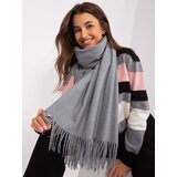 Wool Fashion Italia Scarf-AT-SZ-23185.73P-dark grey Cene