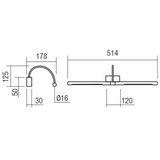  Redo 01-3466 - LED svetiljka za slike KENDO LED/11W/230V 51,4 cm CRI 92 bela | Eponuda.com