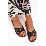Boto Women's sandals on cork platform with buckle black Vianara | shoptok.hr