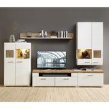 Hom`in TV-ELEMENT bela, barve hrasta | Shoptok.si