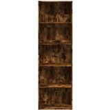 vidaXL Knjižna omara dimljeni hrast 60x30x189 cm inženirski les | Shoptok.si