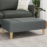 vidaXL Stolček za noge temno siv 77x55x31 cm blago Cene