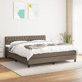 The Living Store Box spring postelja z vzmetnico taupe 180x200 cm blago - Box Spring Postelja, (21512513) | Shoptok.si
