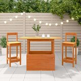  Vrtni stol voštano smeđi 100 x 50 x 75 cm od masivne borovine | shoptok.hr