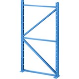 LISTA stojalo, globina 1260 mm, višina 2000 mm, svetlo modra | Shoptok.si